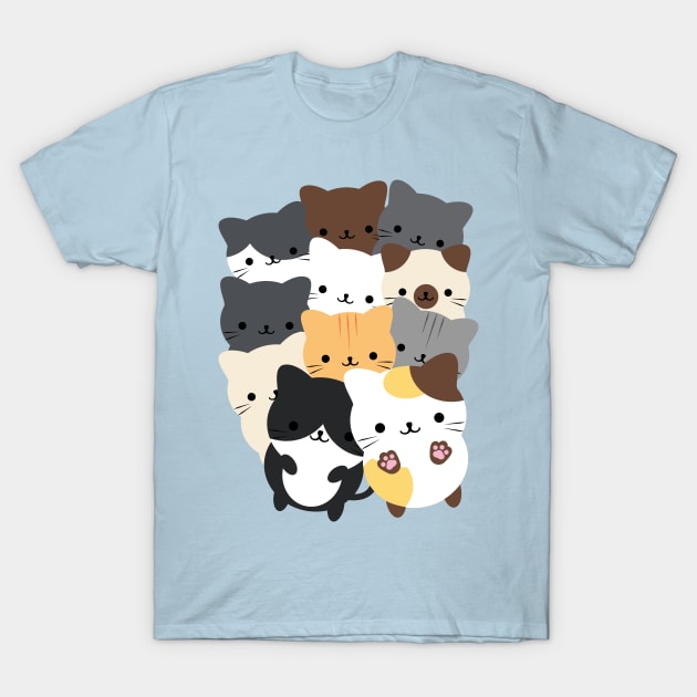 Cats and cats T-Shirt by Domichan